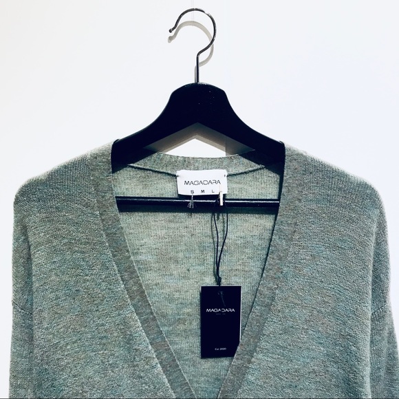 Mohair wool blend cardigan - Picture 2 of 6